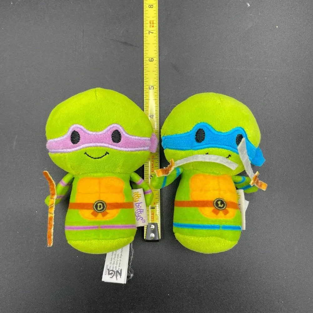 Hallmark Itty Bittys TMNT Teenage Mutant Ninja Turtles Donatello Leonardo Lot